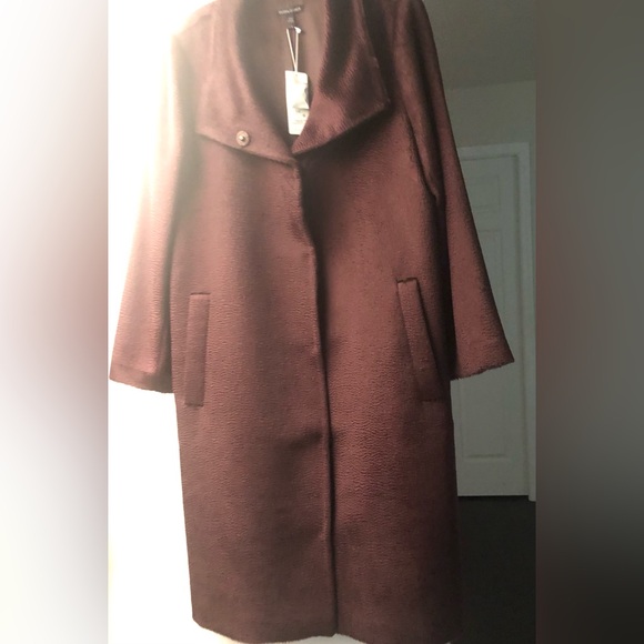 ❌SOLD❌NWT EILEEN FISHER Casis Peruvian Alpaca Suri Coat - Picture 4 of 11